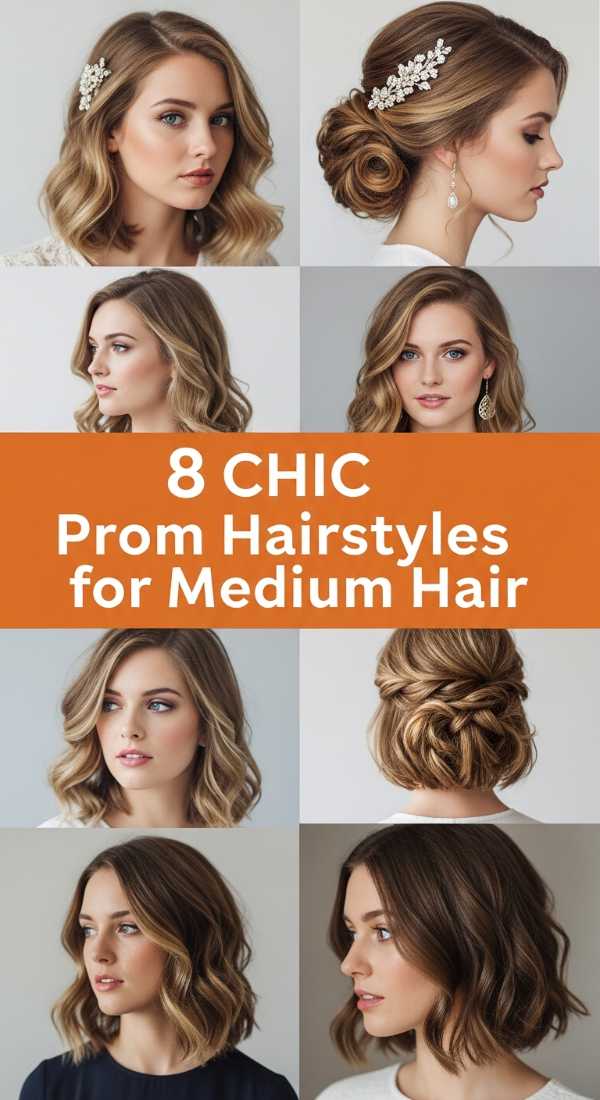 8 Chic Prom Hairstyles for Medium Hair
