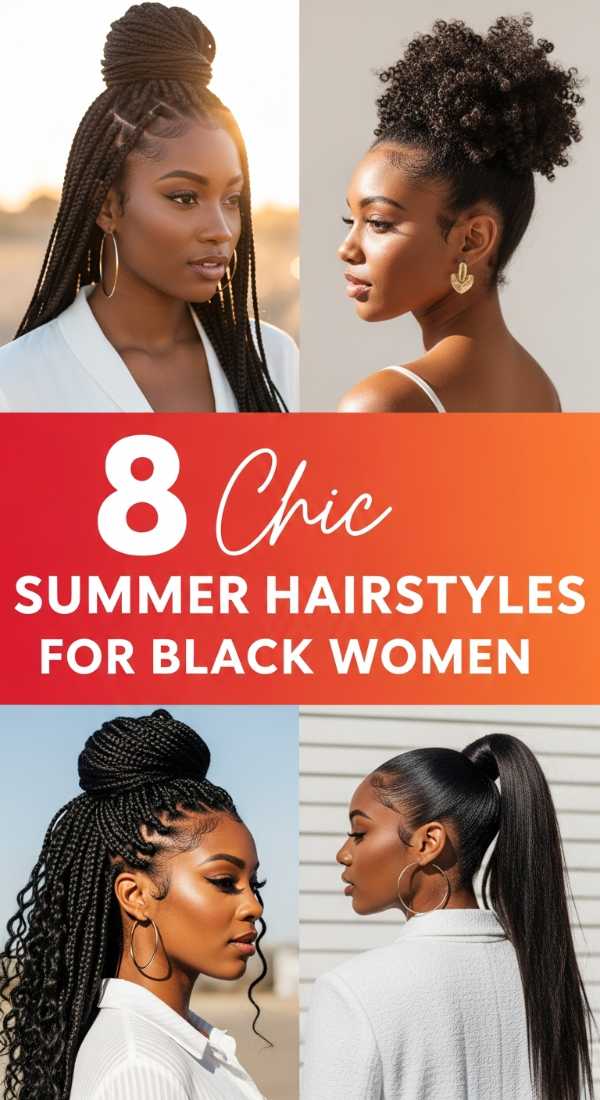 8 Chic Summer Hairstyles for Black Women