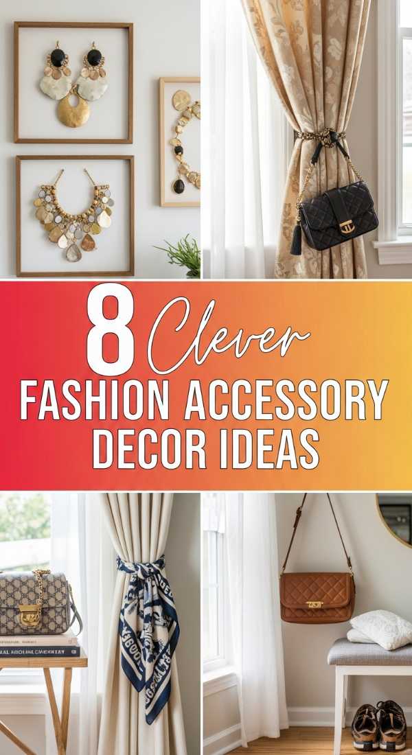 8 Clever Fashion Accessory Decor Ideas
