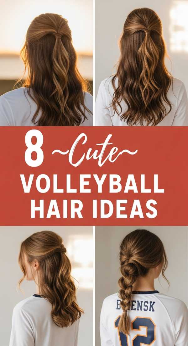 8 {Cute} VOLLEYBALL HAIR IDEAS
