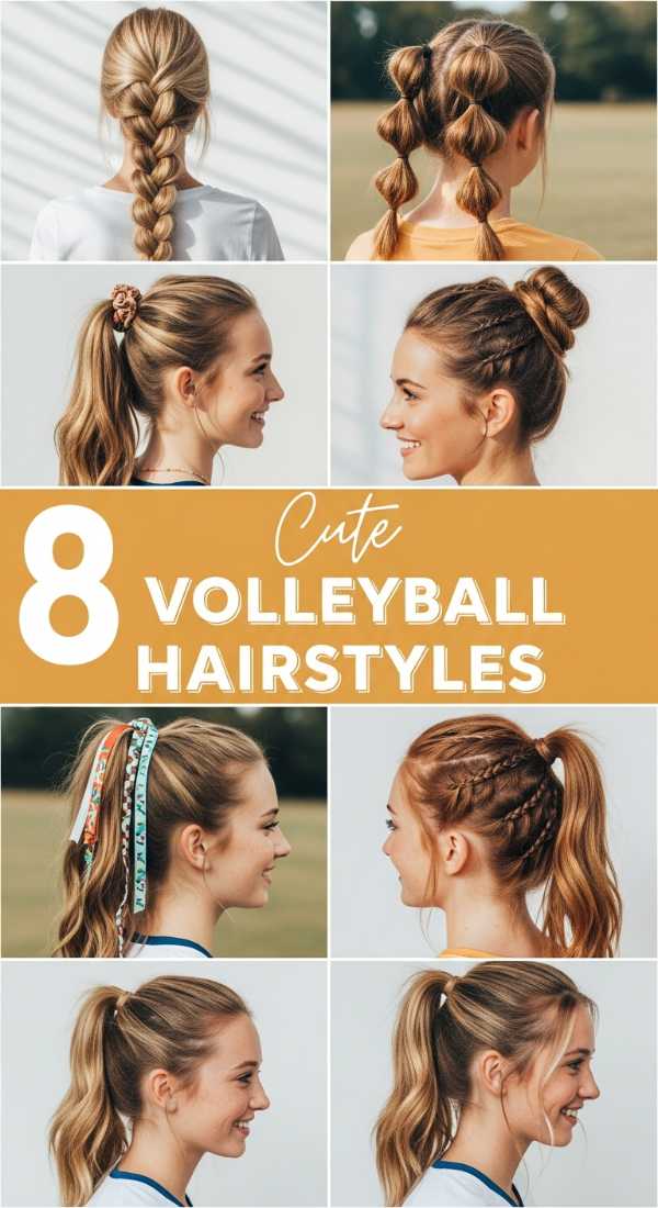8 Cute Volleyball Hairstyles