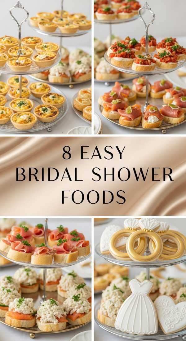 8 Easy Bridal Shower Food Ideas Guests Will Crave