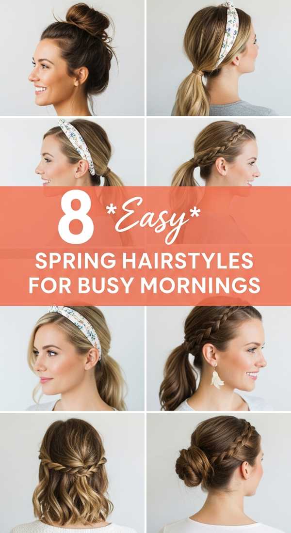 8 *Easy* Spring Hairstyles for Busy Mornings