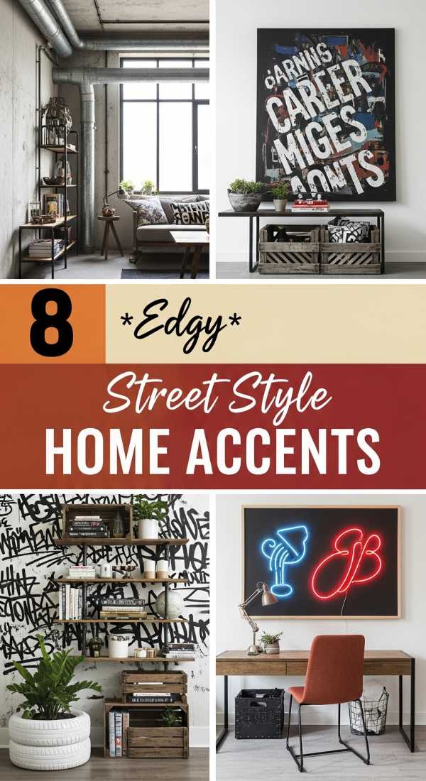 8 *Edgy* Street Style HOME ACCENTS