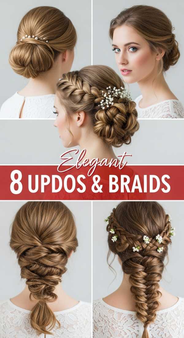 8 Effortless Elegant Spring Updos & Braids