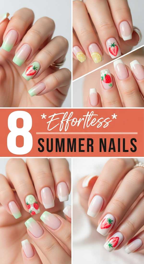 8 Effortless Summer Nail Designs