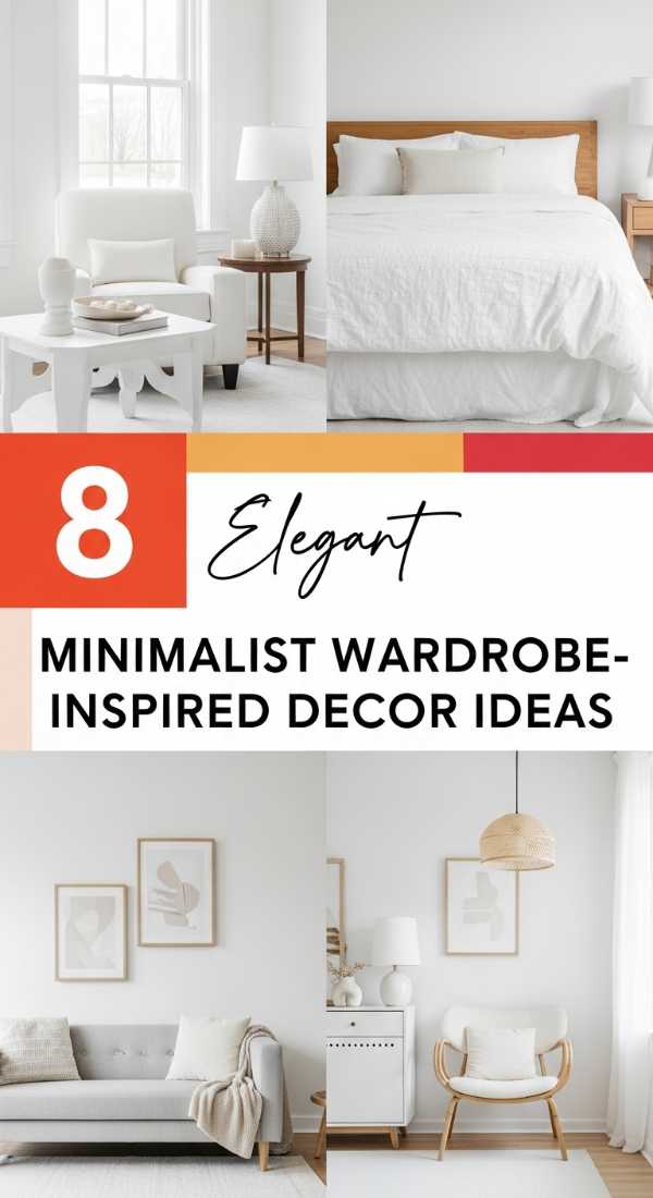 8 Elegant Minimalist Wardrobe-Inspired Decor Ideas