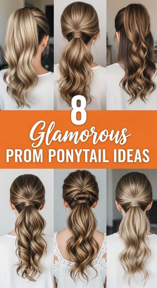8 Glamorous Prom Ponytail Ideas