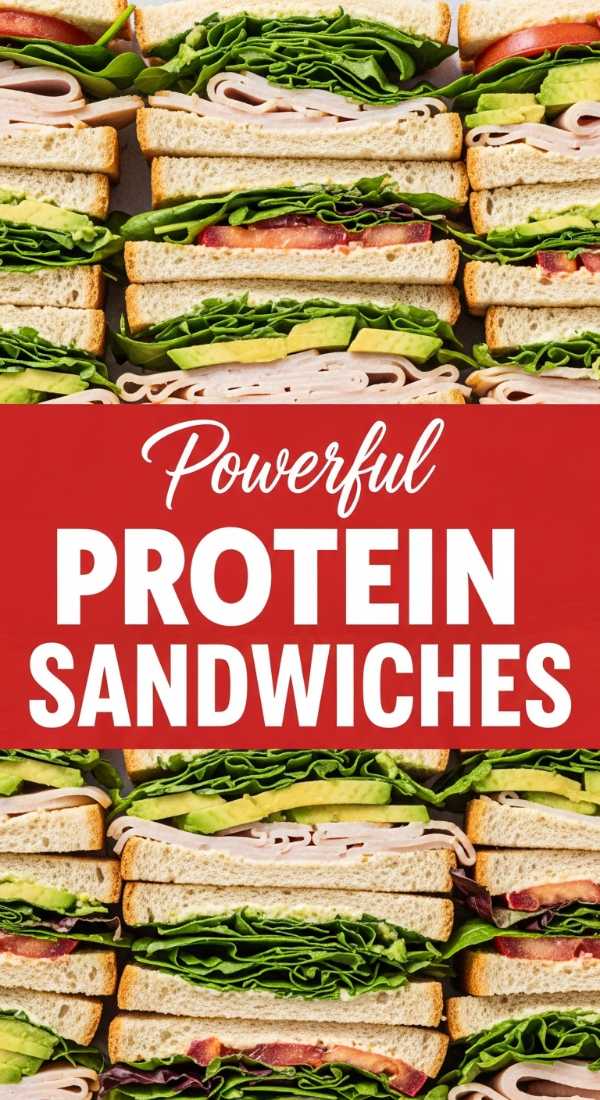 8 High Protein Sandwiches for a Healthy Lunch