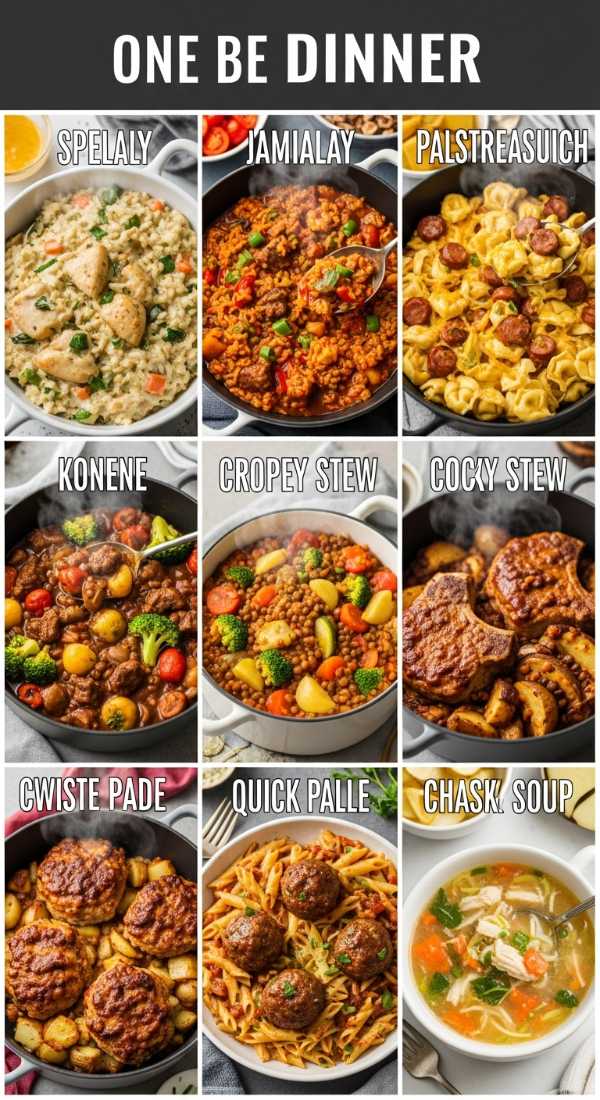 8 Must-Try One-Pot Dinners for Easy Cleanup