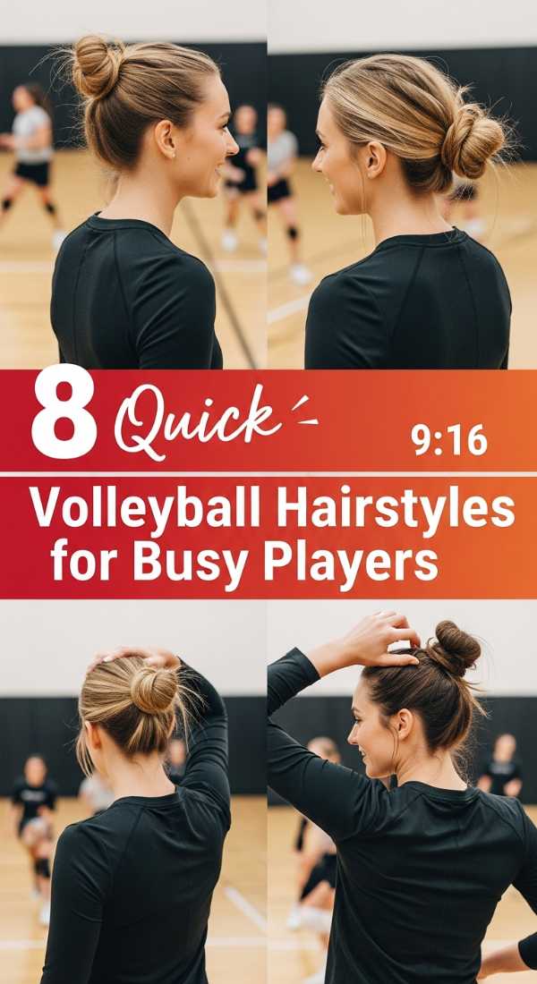 8 Quick Volleyball Hairstyles for Busy Players
