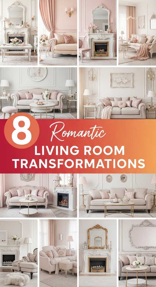 8 Romantic Living Room Transformations