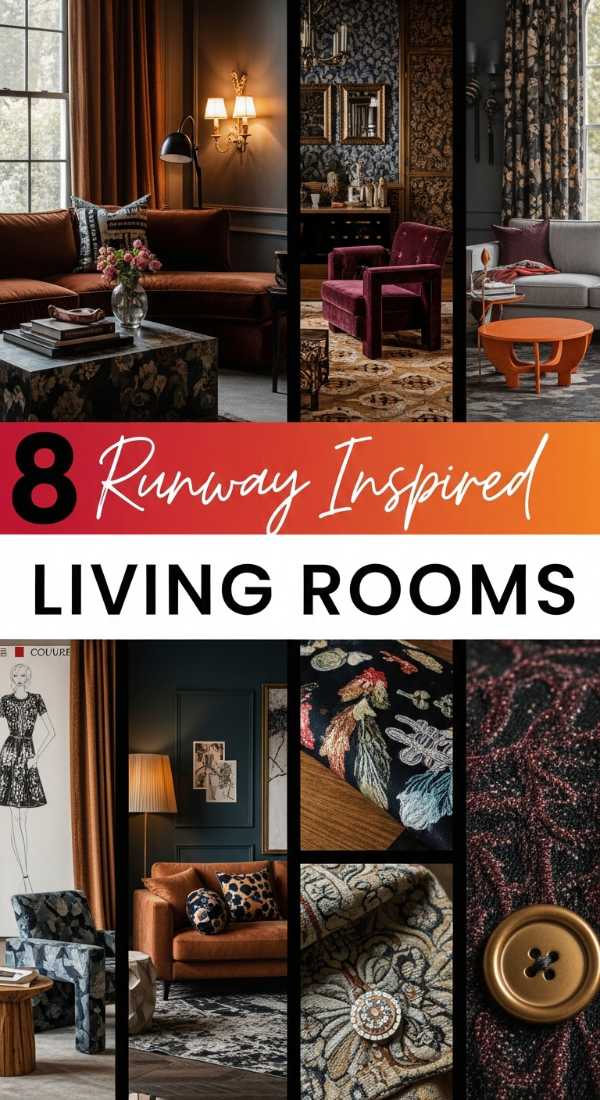 8 Runway Inspired Living Rooms