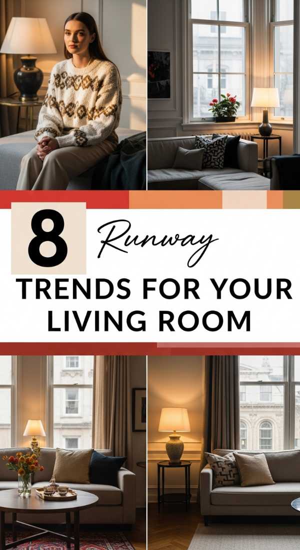 8 Runway Trends for Your Living Room