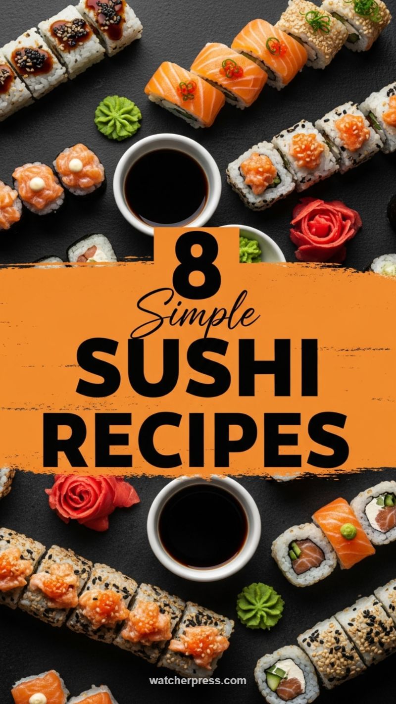 8 Simple Homemade Sushi Recipes