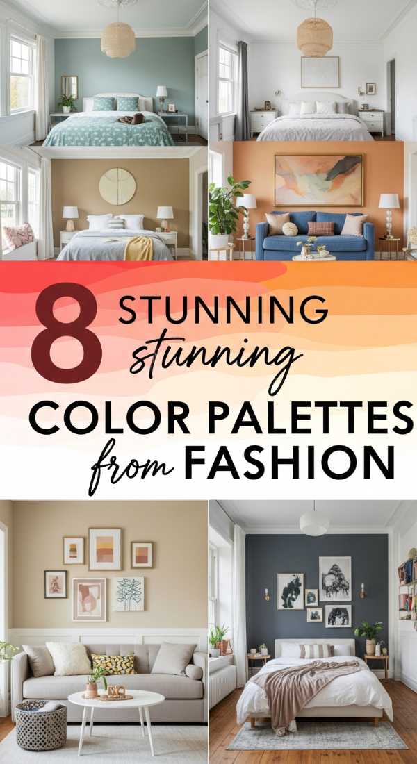 8 Stunning Color Palettes from Fashion