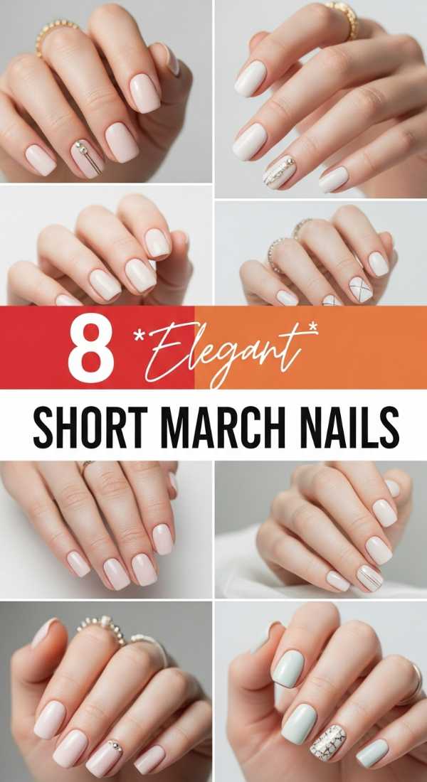 8 Stylish March Nails Short Designs to Try This Spring