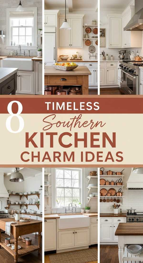8 Timeless Southern Kitchen Charm Ideas