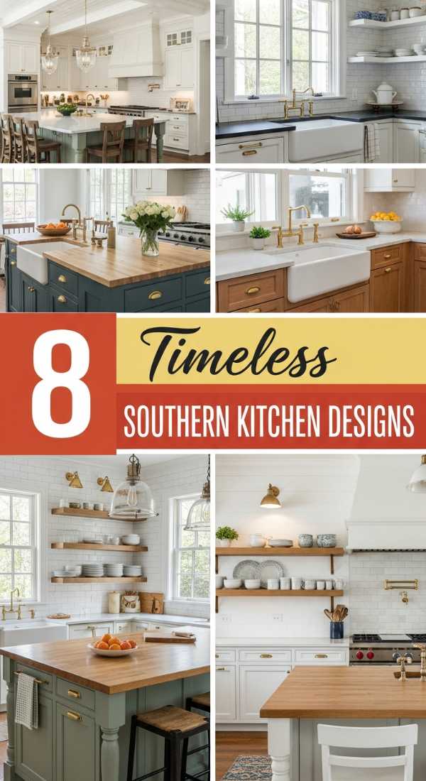8 Timeless Southern Kitchen Designs