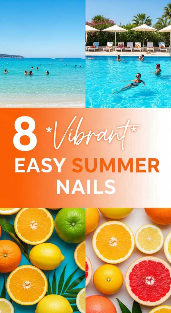 8 *Vibrant* EASY SUMMER NAILS
