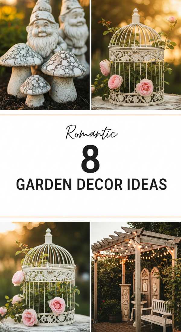 8 Vintage Garden Decor Ideas for a Romantic Outdoor Oasis