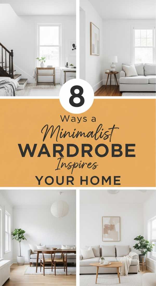8 Ways a Minimalist Wardrobe Inspires Your Home
