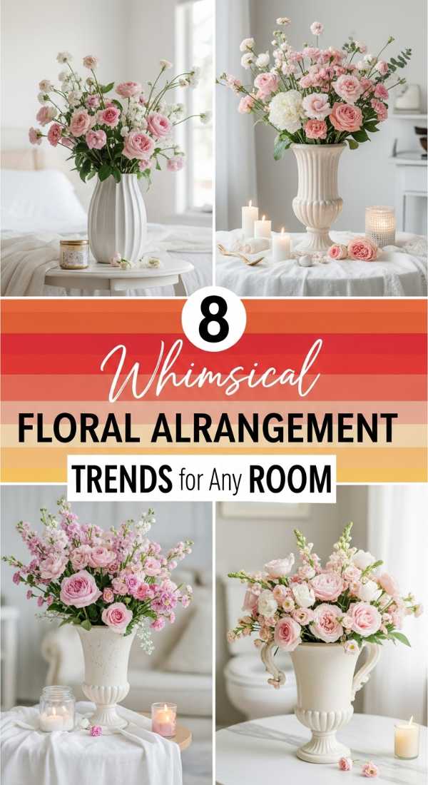 8 Whimsical FLORAL ARRANGEMENT TRENDS for Any ROOM