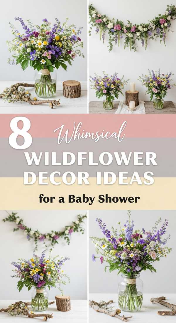 8 Whimsical Wildflower Decor Ideas for a Baby Shower