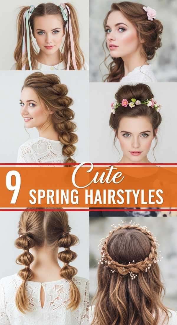 9 Adorable Cute Spring Hairstyles