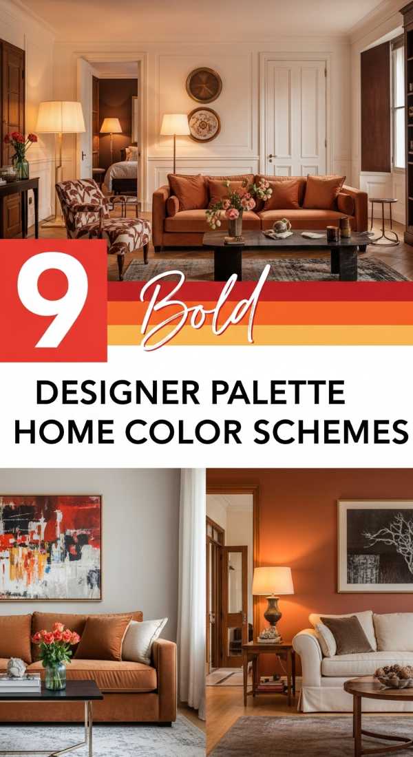 9 Bold Designer Palette Home Color Schemes