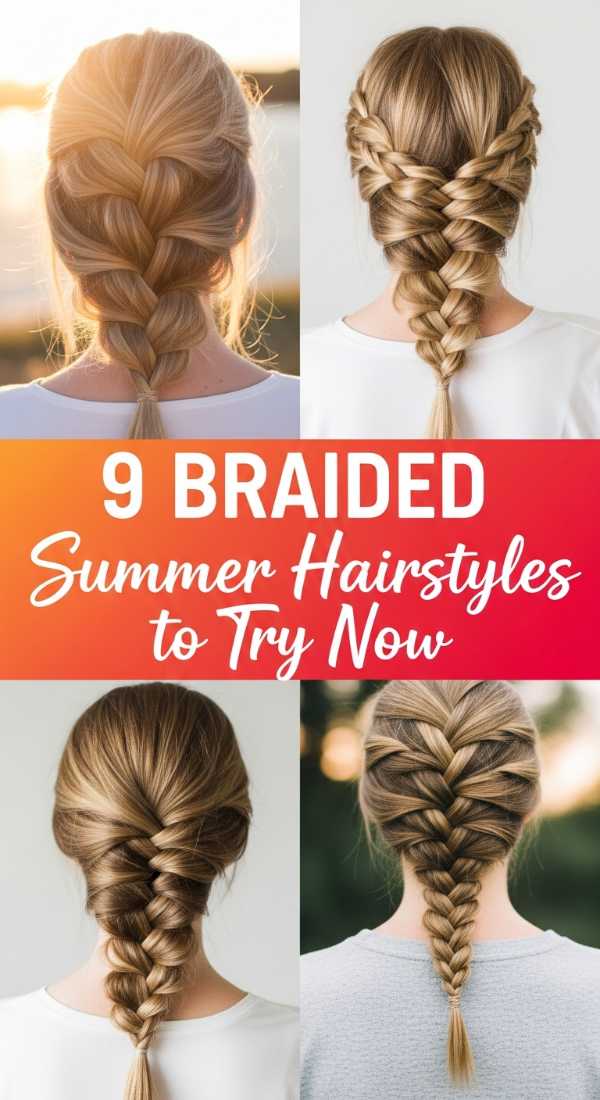 9 BRAIDED Summer Hairstyles to Try Now