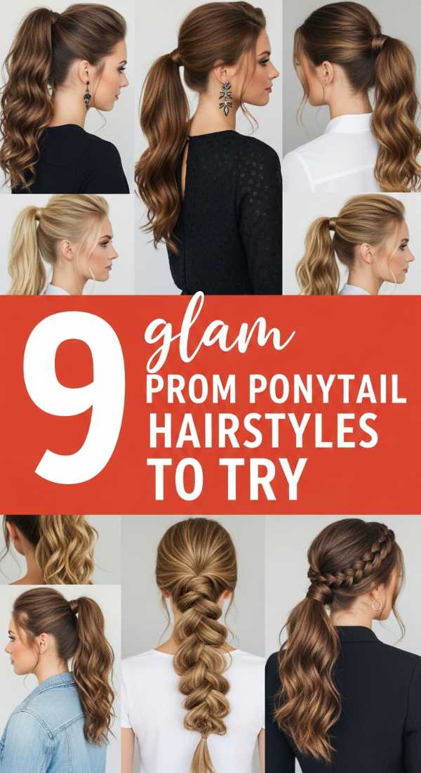 9 Glam Prom Ponytail Hairstyles to Try