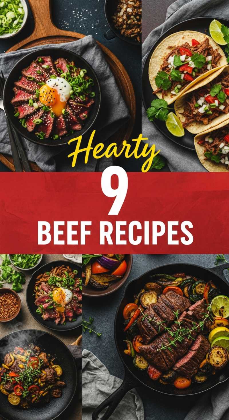 9 High Protein Ground Beef Recipes