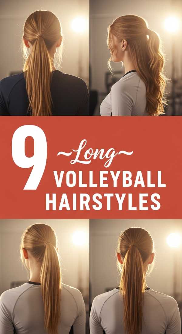 9 {Long} VOLLEYBALL HAIRSTYLES
