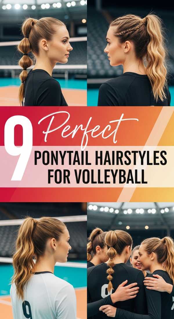 9 Perfect Ponytail Hairstyles for Volleyball