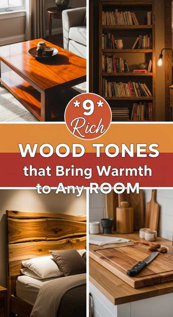 9 "Rich" Wood TONES that Bring Warmth to Any ROOM