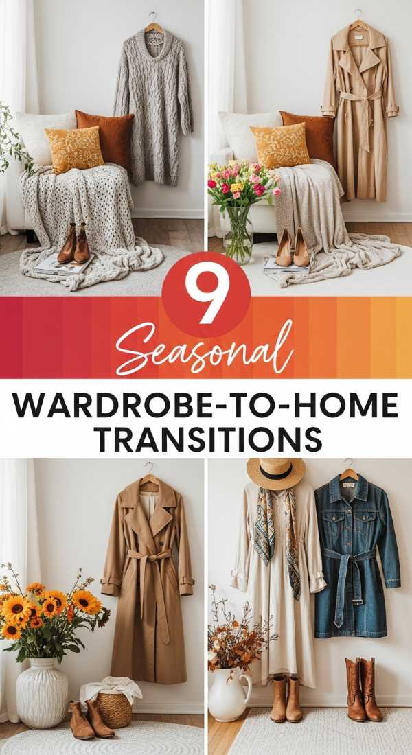 9 Seasonal Wardrobe-to-Home Transitions