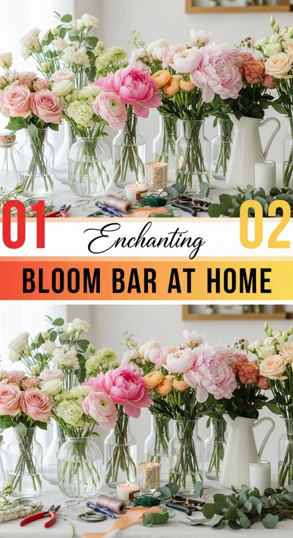 9 Steps to Create Your Own Enchanting Bloom Bar at Home