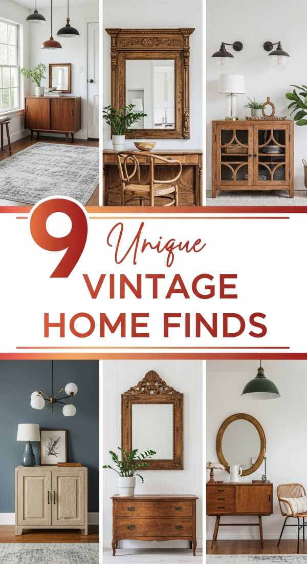9 Unique Vintage Finds to Style Your Home