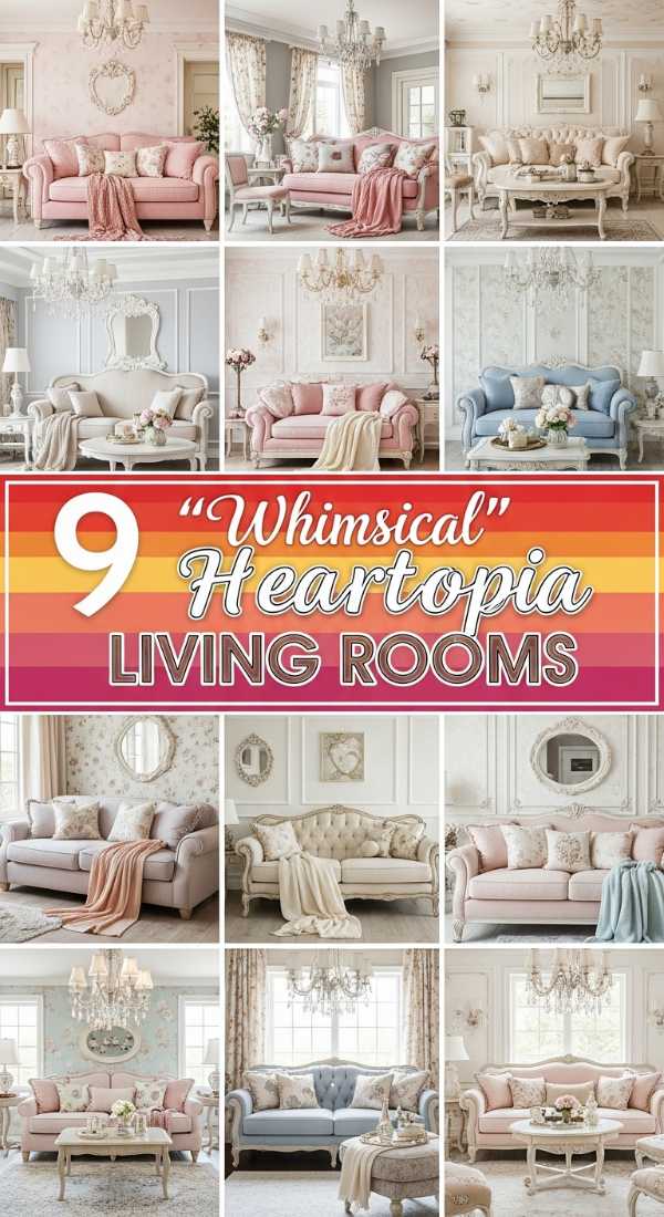9 "Whimsical" Heartopia LIVING ROOMS