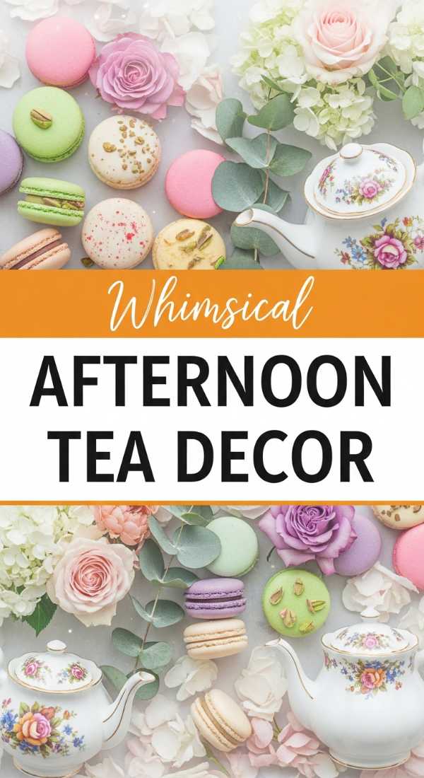 Aesthetic Tea Party Decor for Church or Home
