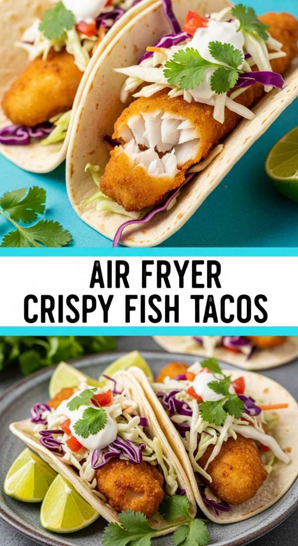 Air Fryer Crispy Fish Tacos: Quick & Flavorful Dinner!