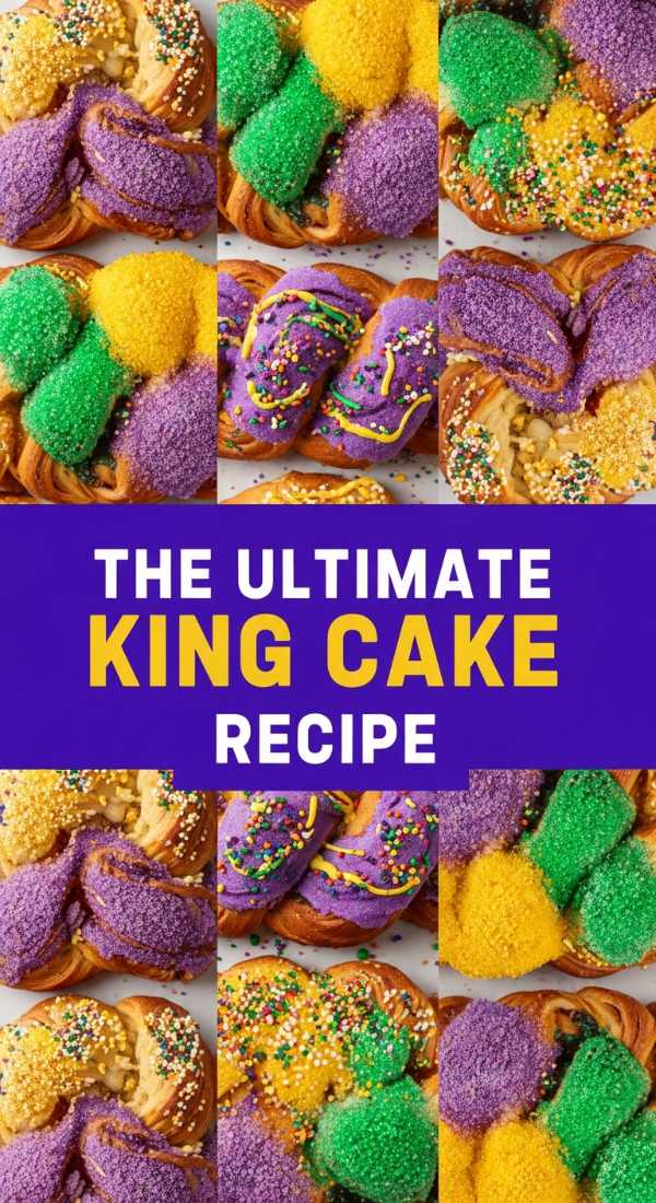 Authentic King Cake Recipe: A Mardi Gras Essential