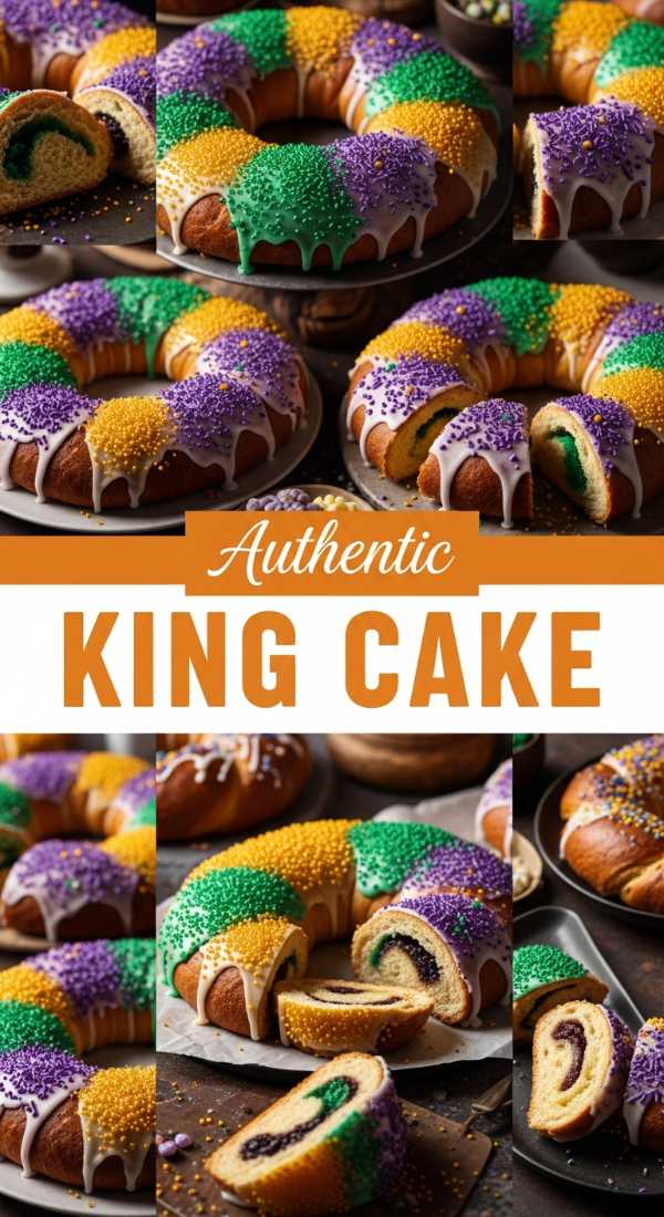 Authentic King Cake Recipes for Mardi Gras