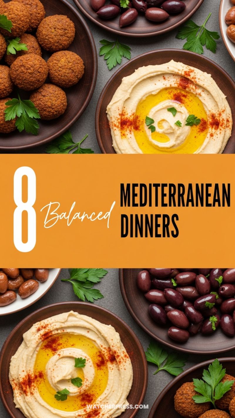 Balanced Mediterranean Falafel & Hummus Platter