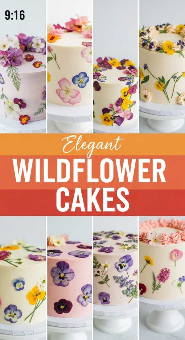 Beautiful Wildflower Cake Ideas for Spring Events