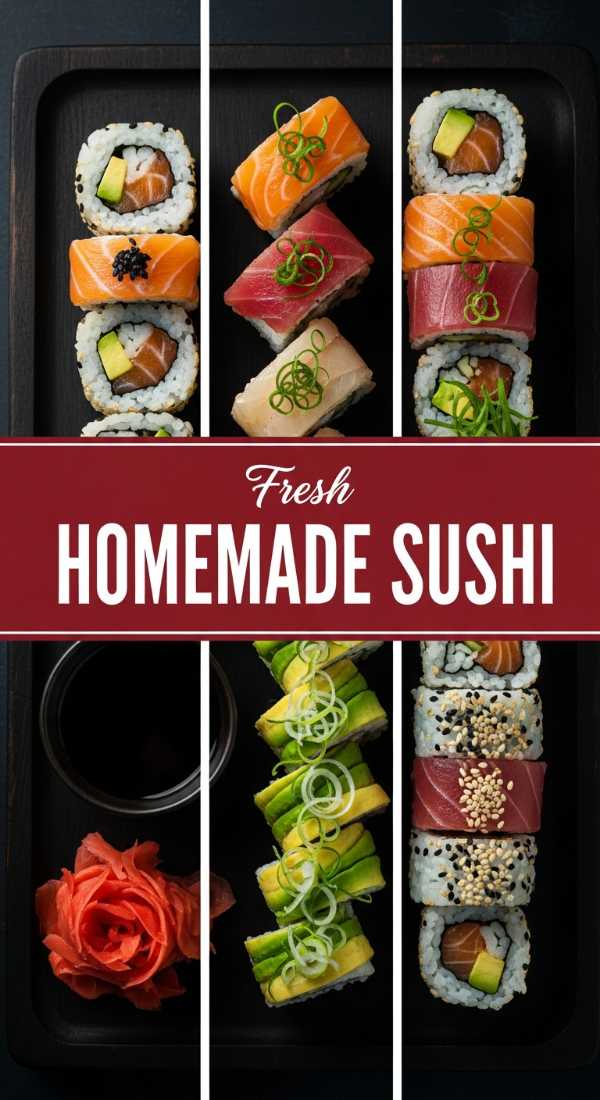 Beginner Friendly Homemade Sushi Recipes
