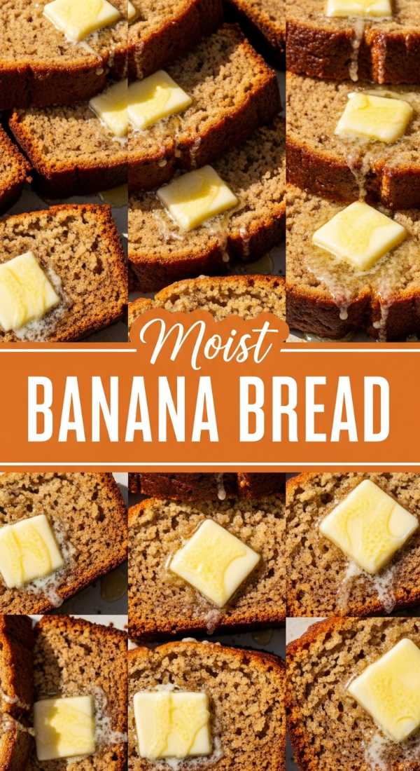 Best Ever Easy Banana Bread Recipe
