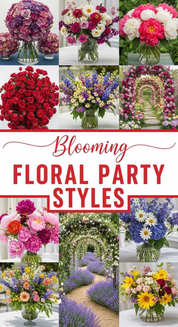 Blooming Floral Party Style Inspiration
