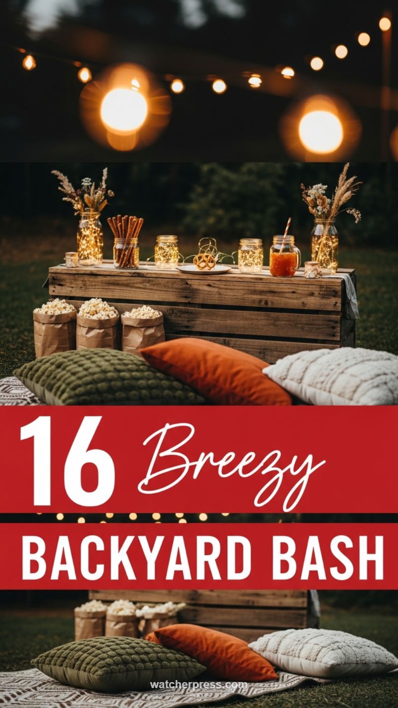 Breezy Backyard Popcorn Bash